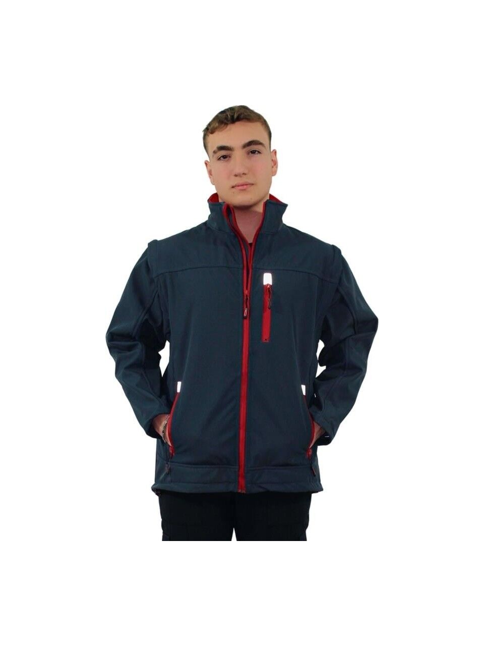 SOFTSHELL PLUS KAPÜŞONLU MONT FÜME SMALL