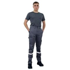 HK PLUS YAZLIK PANTOLON GRİ 3XL