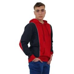 KAPÜŞONLU SWEAT İKİ İPLİK KIRMIZI LARGE