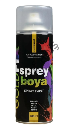 GOLDFİX SPREY BOYA 400 ML(METALİK GRİ)