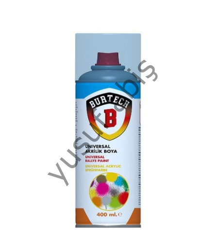 BURTECH Üniversal 400 ml RAL9005 Mat Siyah Sprey Boya