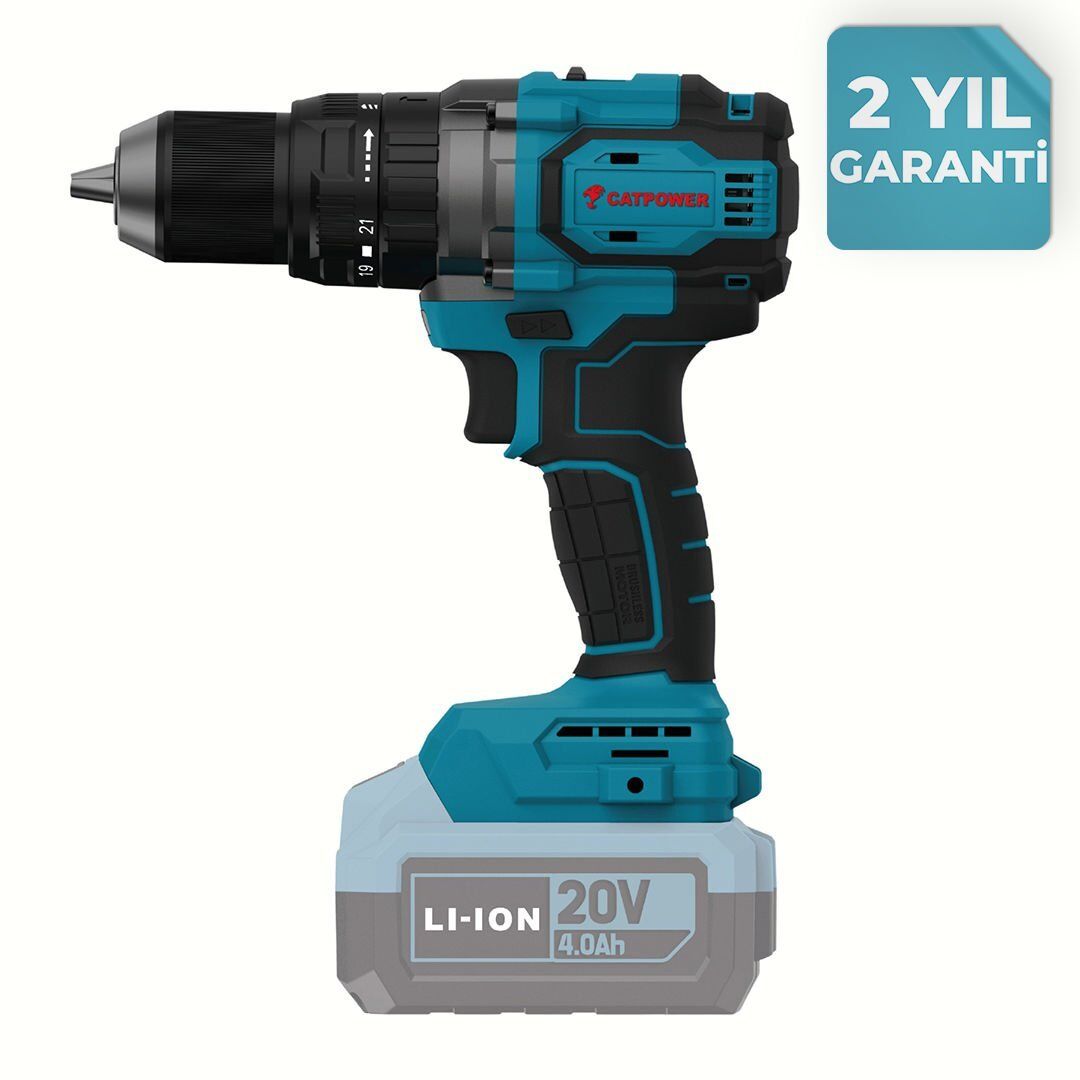 CAT4212 Akülü Darbeli Vidalama Li-ion 70NM (Makine) Kömürsüz 13 mm 20V 2.0 Ah