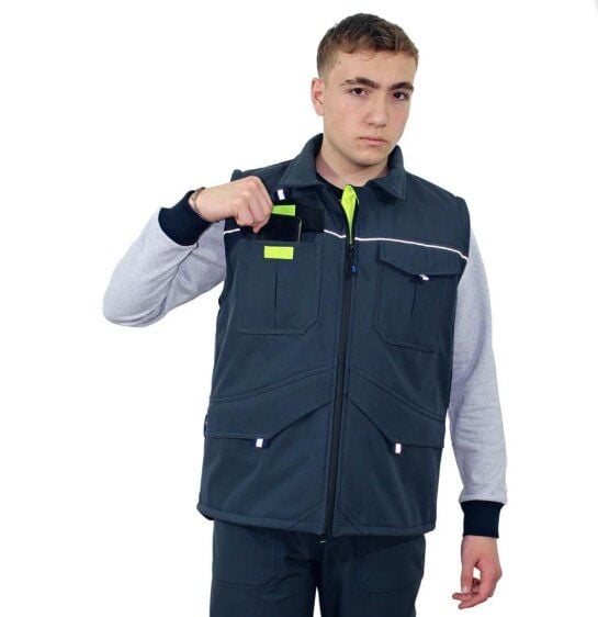 PLUS YELEK YEŞİL XSMALL SOFTSHELL