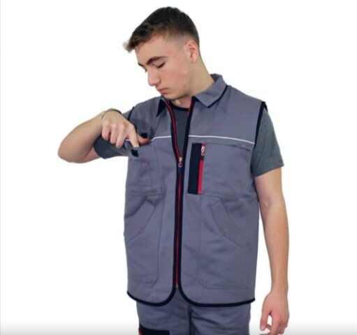 HK PLUS KIŞLIK YELEK GRİ XLARGE