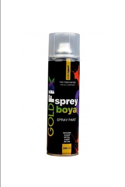 GOLDFİX SPREY BOYA 200 ML(METALİK GRİ)